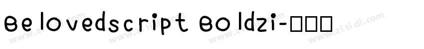 BelovedScript Boldzi字体转换